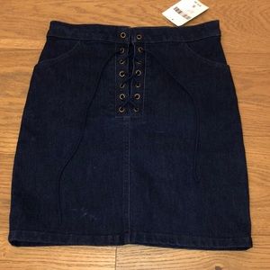Dark Denim Skirt
